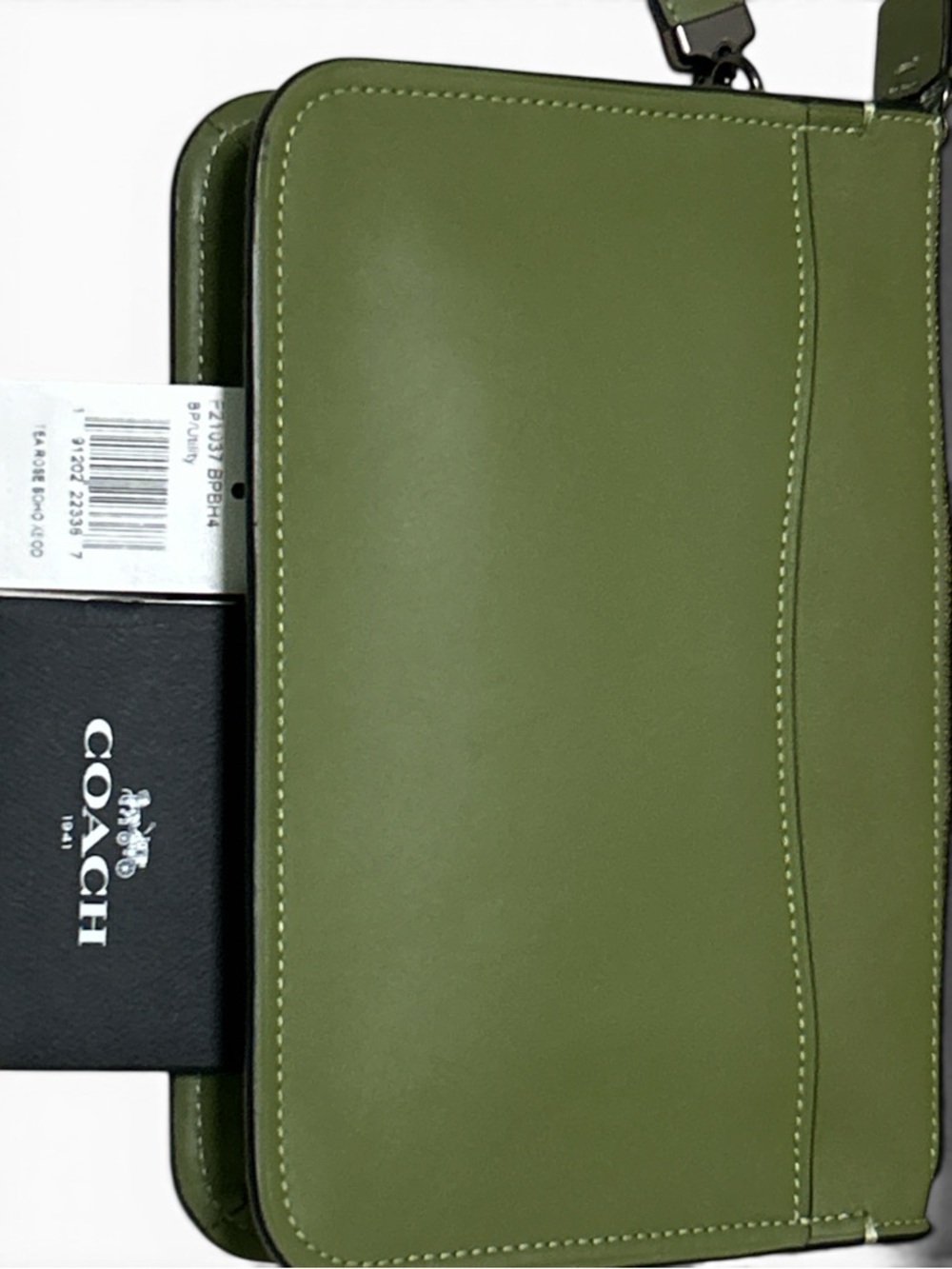 COACH 1941 Tea Rose Soho Glovetanned Leather Wristlet/Crossbody Bag - Picture 16 of 17